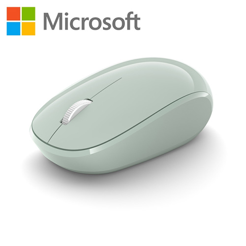 【Microsoft 微軟】精巧藍芽滑鼠 ( 5款顏色 霧光黑/粉彩藍/薄荷綠/蜜桃粉/月光灰 )