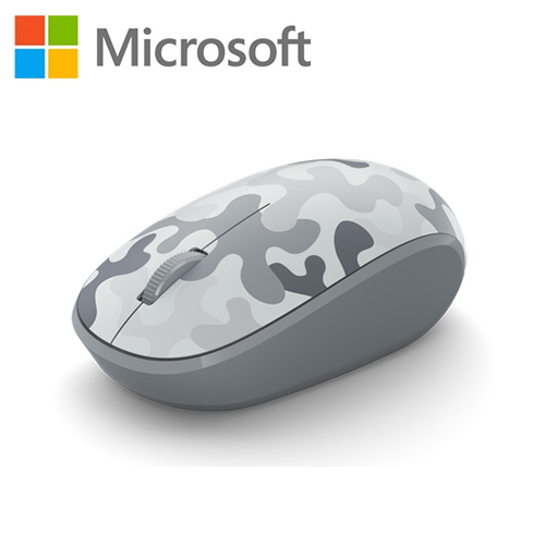 【Microsoft微軟】精巧藍芽滑鼠- 迷彩特別版 (2款顏色-冰川白/暮夜藍)