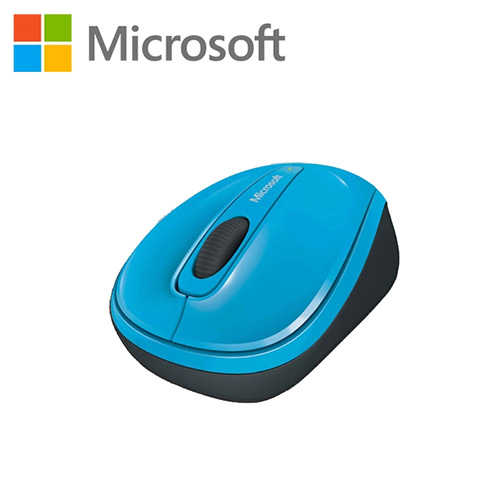 【Microsoft微軟】無線行動滑鼠3500 (多款顏色-黑色/藍色/白色/灰黑)
