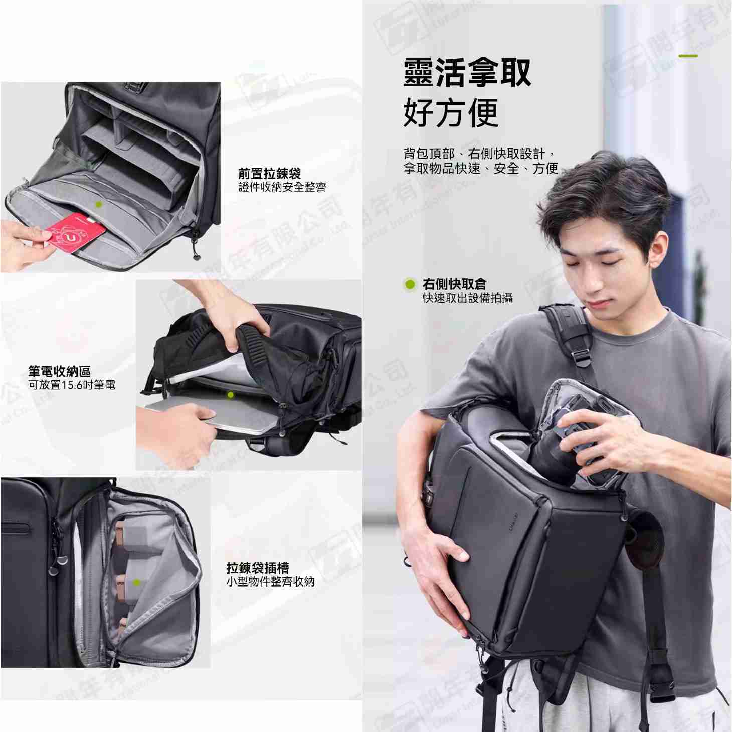 🧭 Ulanzi B001 BT01 短途旅行系列 雙肩包 相機包 公司貨 後背包 可擴充 25~36L 防潑耐磨