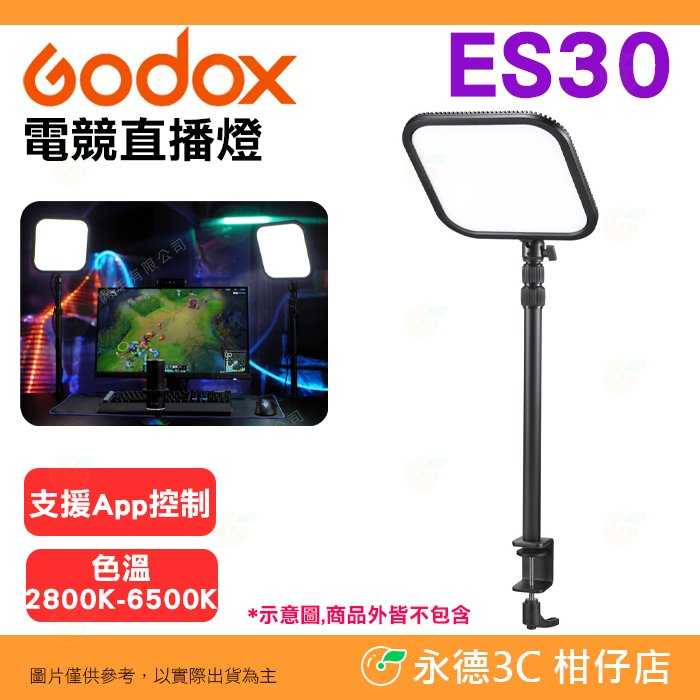 神牛 Godox ES30 電競直播燈 公司貨 可調色溫 攝影燈 LED 持續燈 棚燈 補光燈 抖音 錄影 網美 實況