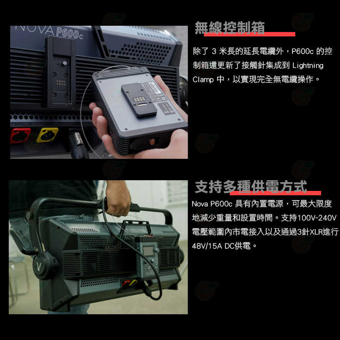 愛圖仕 Aputure NOVA P600C 彩色高亮度影視燈 公司貨 可調光 LED平板燈 補光燈 攝影燈 棚燈