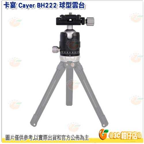 卡宴 Cayer BH222 球型雲台 公司貨 輕巧 攝影 錄影 拍攝 雲台支援360度全景拍攝