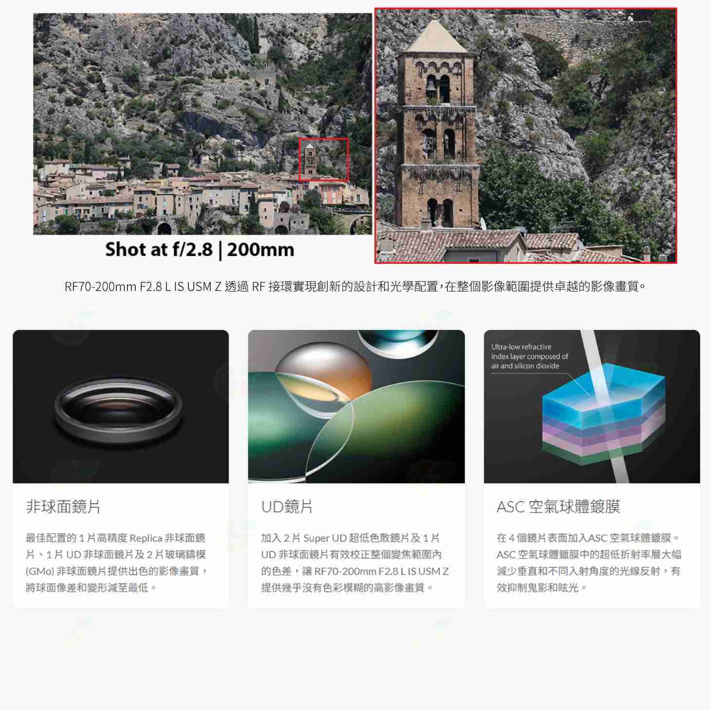 Canon RF 70-200mm f2.8 L IS USM Z 混合型 望遠變焦鏡頭 台灣佳能公司貨 70-200