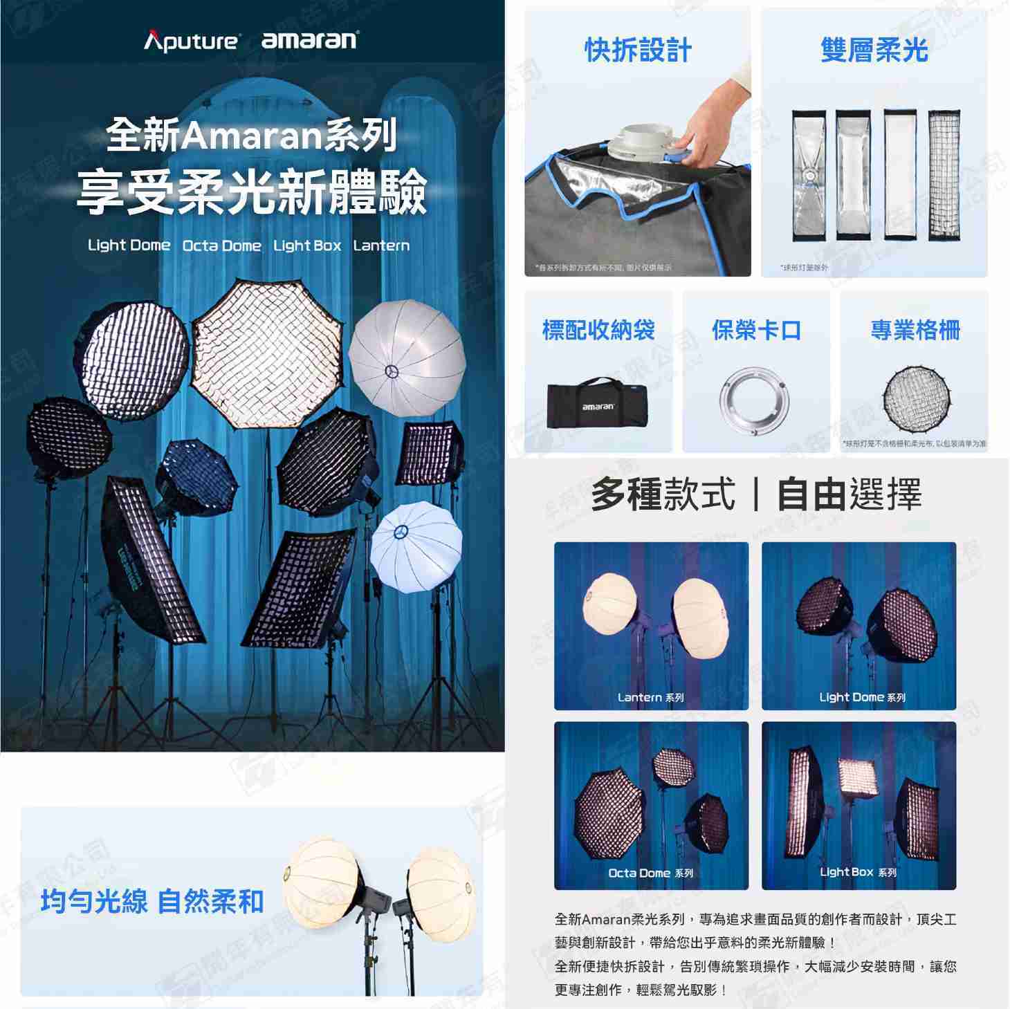 愛圖仕 Aputure amaran lantern 65 65cm 90 90cm 球型柔光罩 保榮卡口 快拆 燈籠罩