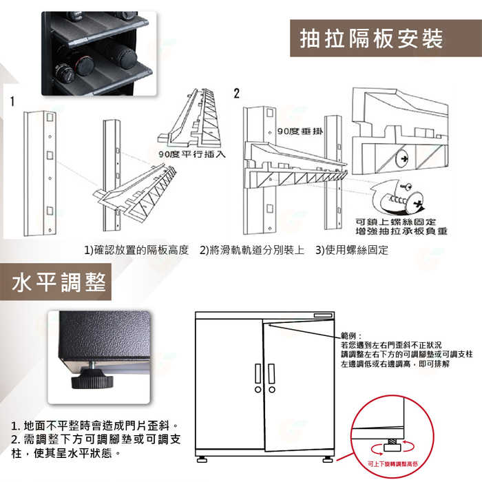 寶藏閣 PATRON GH-106D 攝影行家必選 抽拉式 電子防潮箱 110公升 5年保固 適用相機 攝影器材