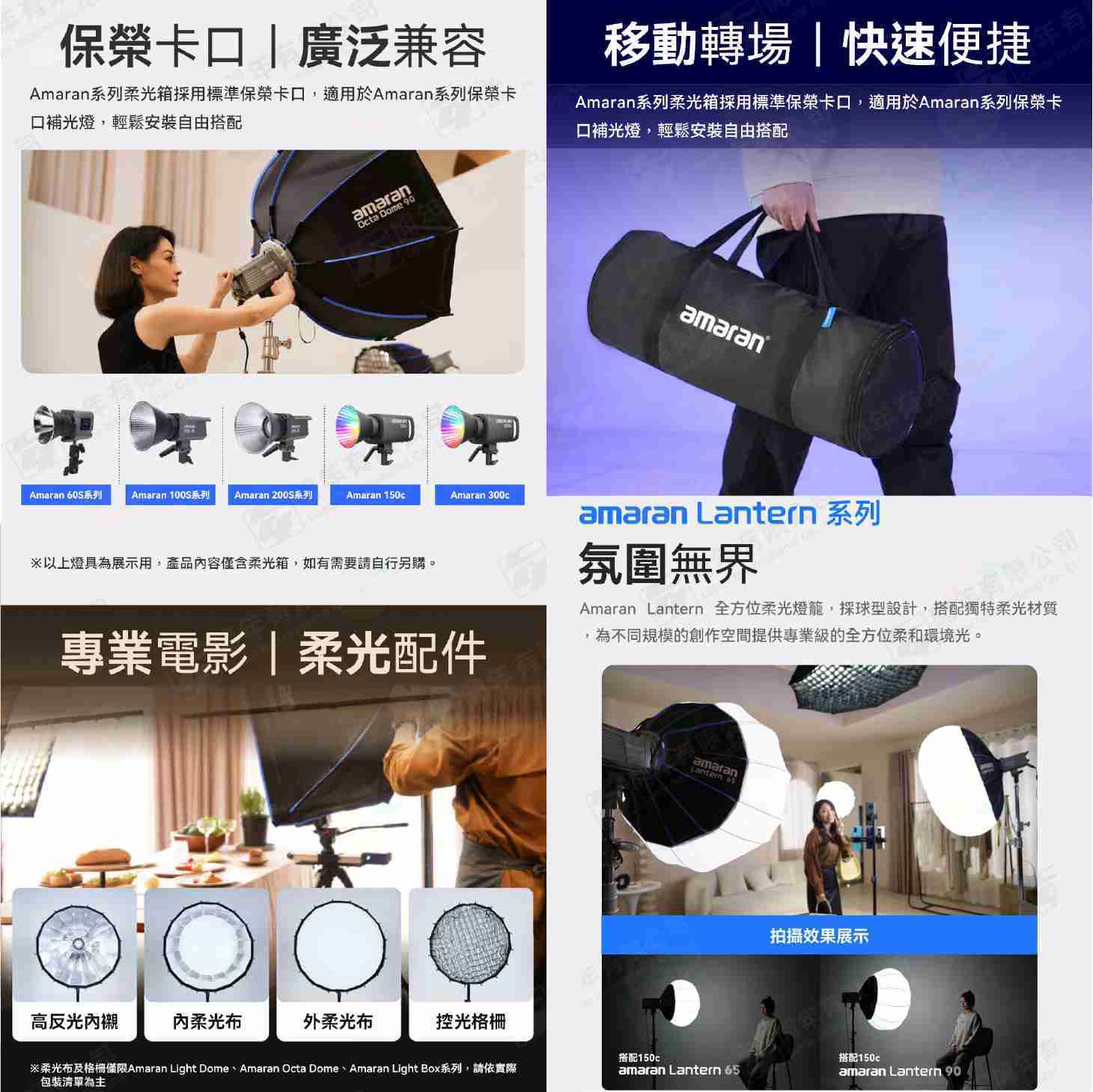 愛圖仕 Aputure amaran lantern 65 65cm 90 90cm 球型柔光罩 保榮卡口 快拆 燈籠罩