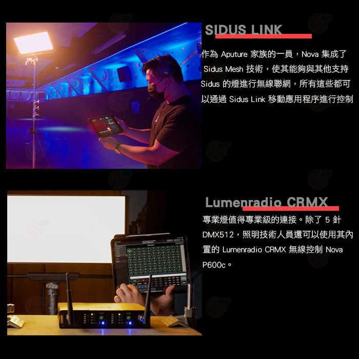 愛圖仕 Aputure NOVA P600C 彩色高亮度影視燈 公司貨 可調光 LED平板燈 補光燈 攝影燈 棚燈