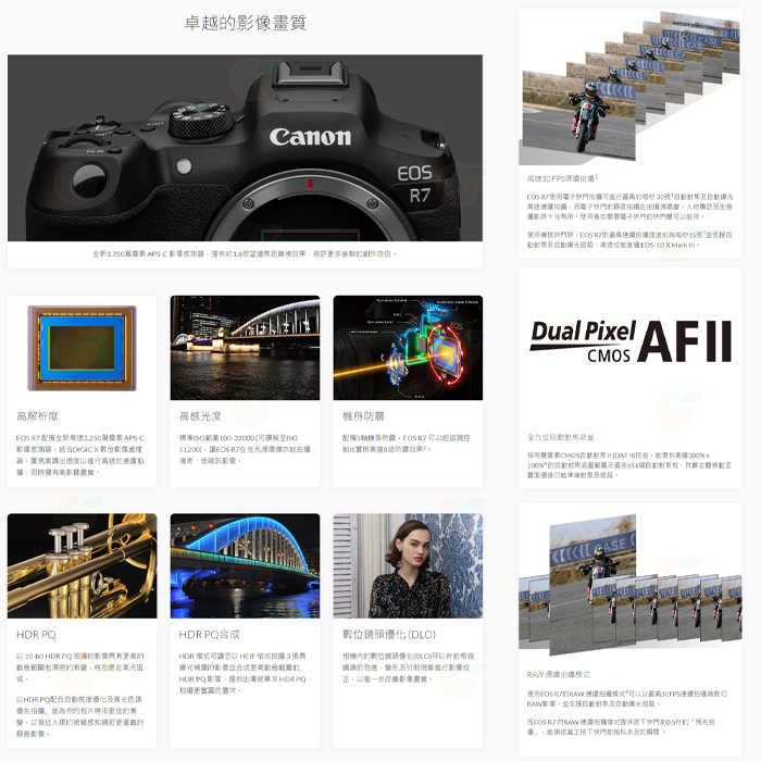 送註冊禮 Canon EOS R7 KIT 18-150mm 旗艦級 無反微單眼相機 單鏡組 台灣佳能公司貨