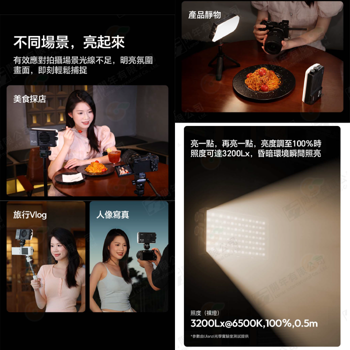 💡 附柔光罩 Ulanzi L156 PL25 平板燈 25W 雙色溫 LED PD供電 攝影燈 補光燈 持續燈