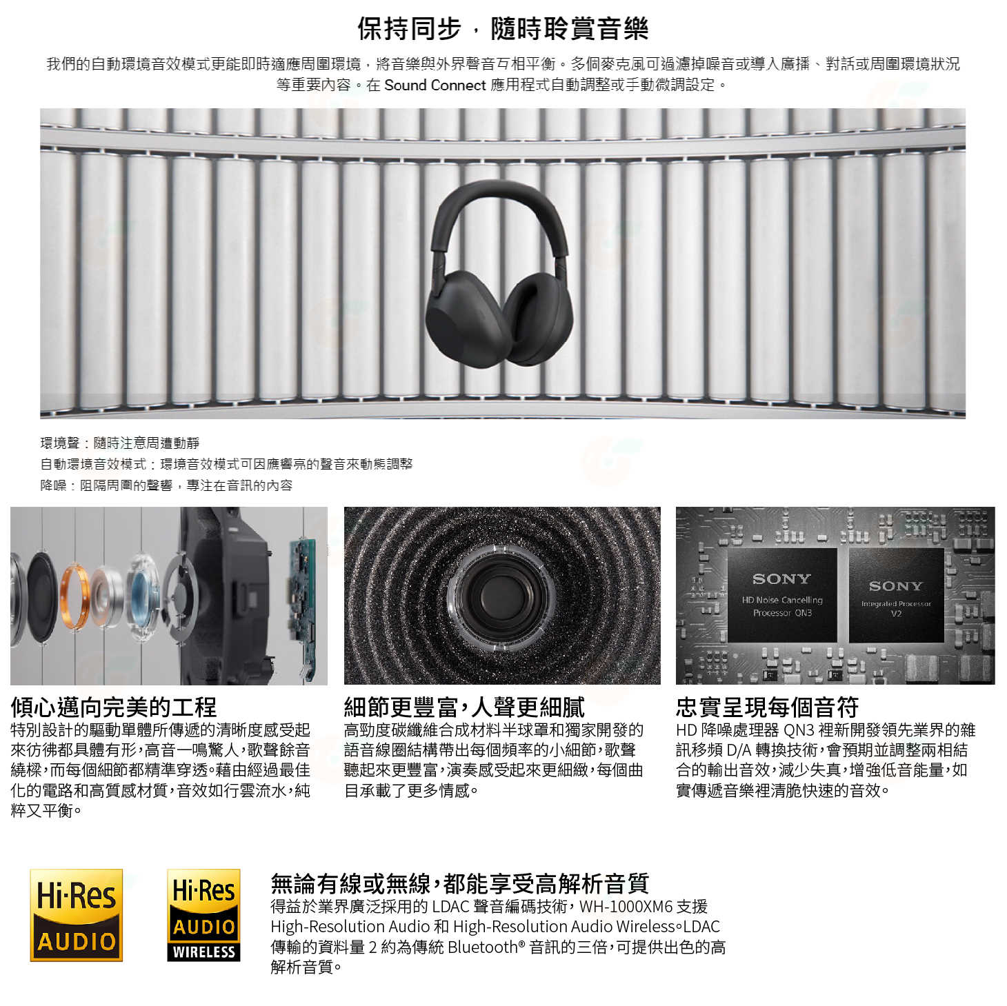 送註冊禮 附便攜包 🎧 SONY WH-1000XM6 耳罩式 頭戴式 降噪 無線 藍芽耳機 台灣索尼公司貨