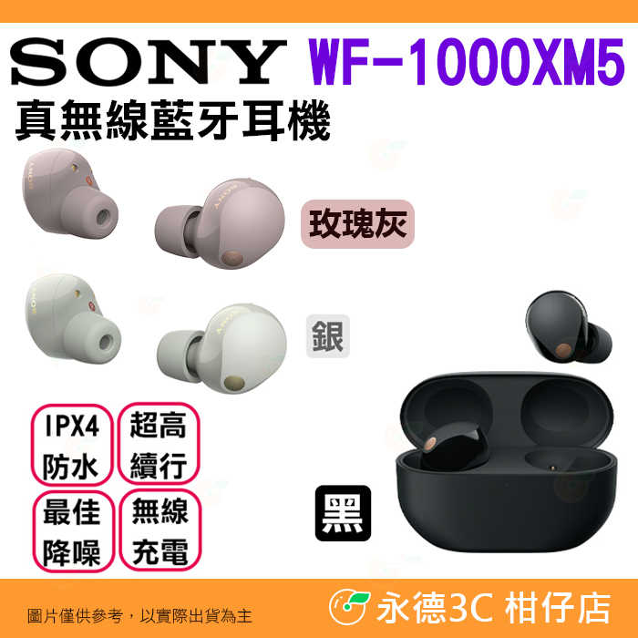 送註冊禮 送卡通收納袋 SONY WF-1000XM5 AI降噪 真無線藍牙耳機 公司貨12+6個月保固 IPX4防水