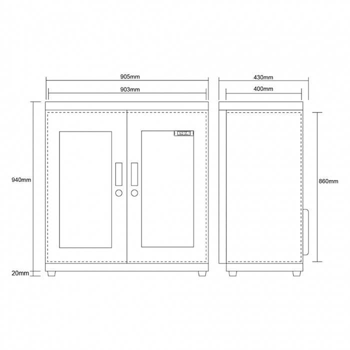 寶藏閣 PATRON LCS-308 LCS-308C 電子中型 防潮箱 LED照明 310L LCD 5年保固