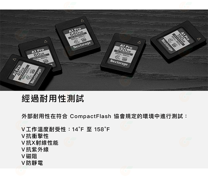 Nextorage NX-A1 PRO CFexpress 80GB Type A 高速記憶卡 公司貨 80G