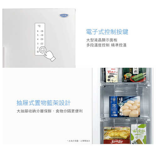 含拆箱定位+舊機回收 東元 TECO RL240SW 冷凍櫃 240L 公司貨 直立式 風冷 液晶顯示 自動除霜