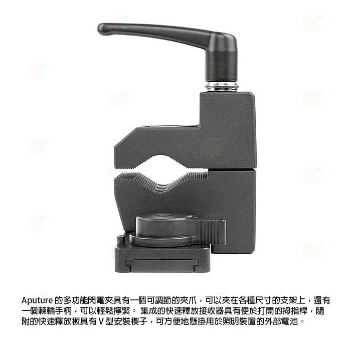 愛圖仕 Aputure Quick Release Clamp 快拆座 LS 600 amaran F21 F22