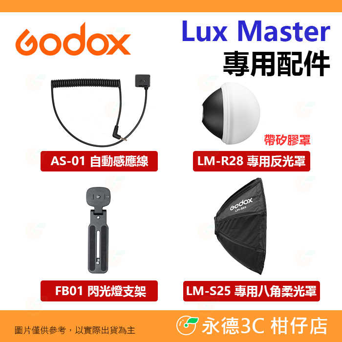 Godox AS-01 FB01 LM-R28 LM-S25 感應線 支架 反射罩 柔光罩 Lux Master 配件