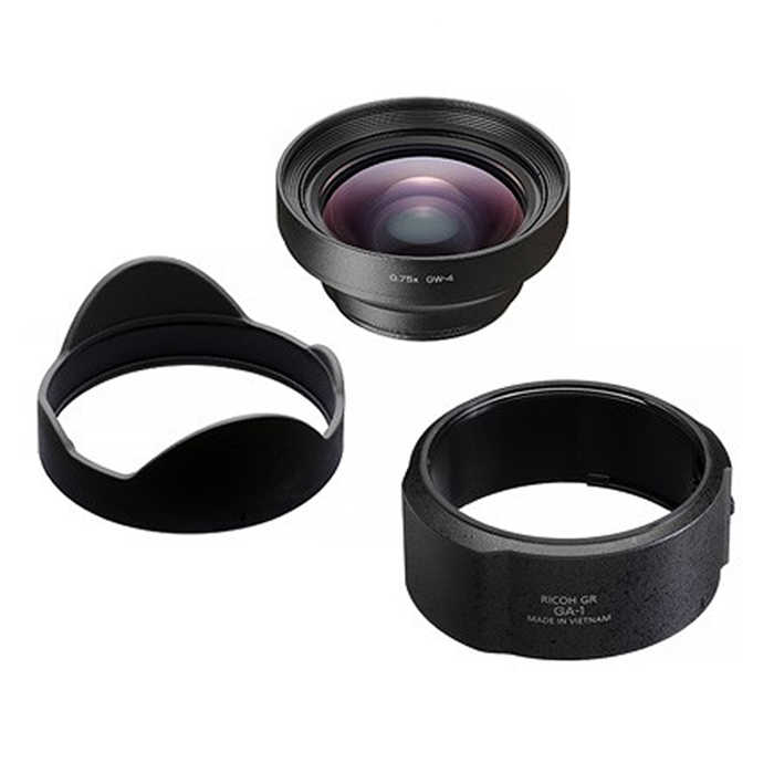 理光 RICOH GW-4 原廠廣角鏡頭 遮光罩 + GA-2 轉接環 GW4 GA2 適用 GR IIIx GR3x