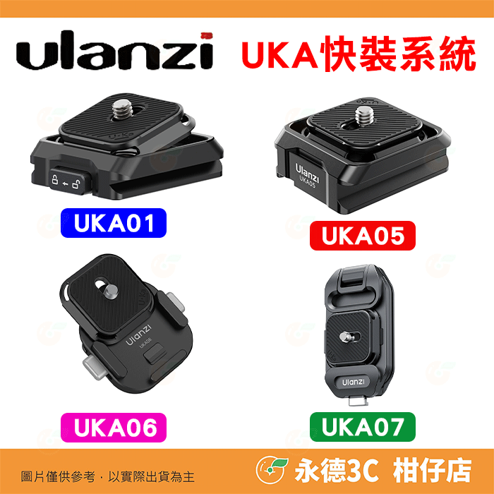 Ulanzi Uka01 Uka05 Uka06 Uka07 快裝雲臺 肩帶 揹包 快拆 支援 UKA F38 快拆板