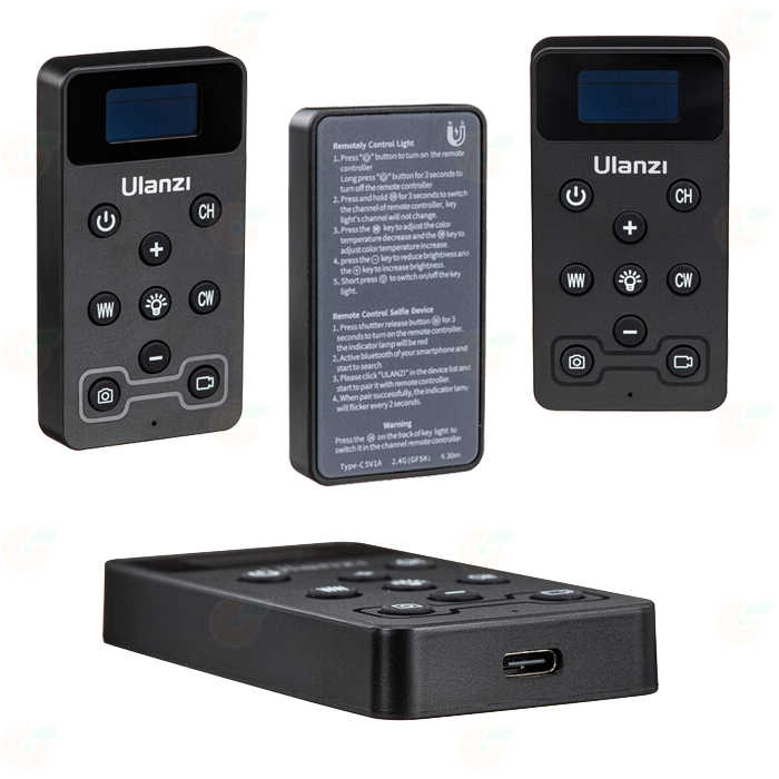 ULANZI 2992 K26 17吋專業雙色溫手機直播環形燈 公司貨 標配手機夾 桌面C型夾 60W 美光 棚燈