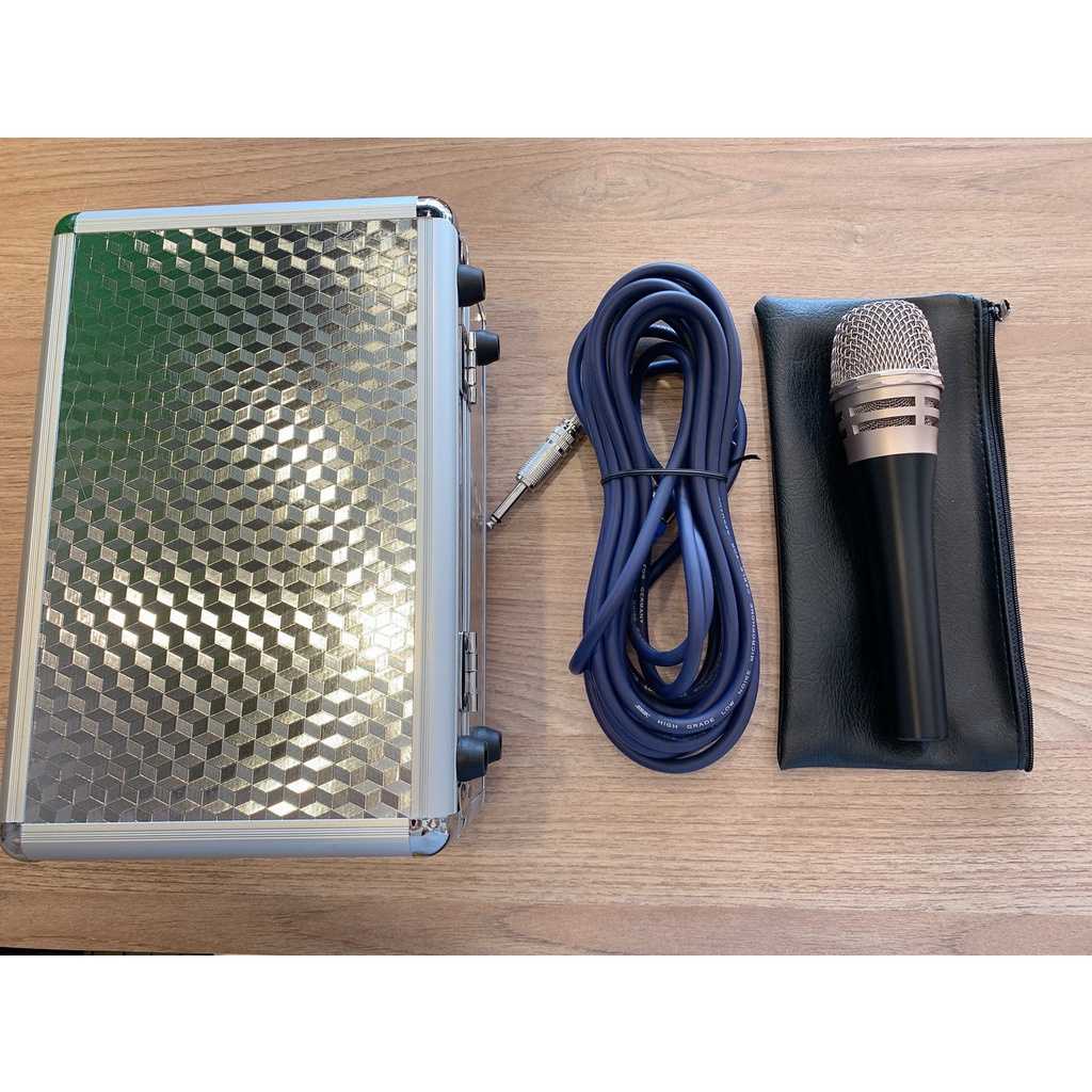 台灣 SUGAR】 Dm-856 頂級 高靈敏有線麥克風 家用K歌話筒 KTV專用 家庭唱歌有線麥克風 音響喇叭話筒