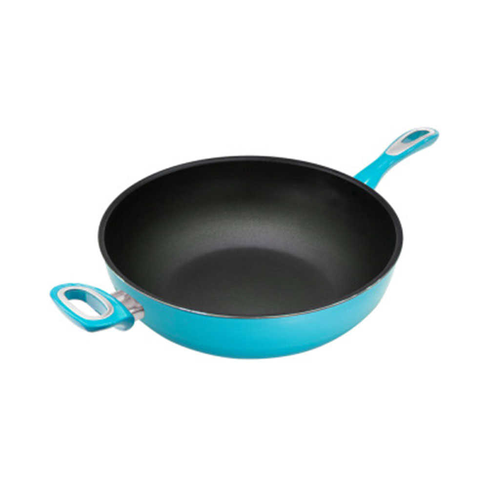 法國CLARE絢彩不沾炒鍋-澄全小屋-CL2111301台灣製造 電磁爐 陶瓷爐 瓦斯爐