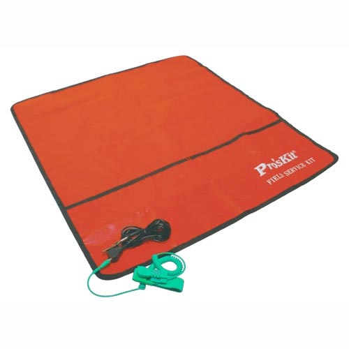 Pro\u0027sKit 寶工 8PK-AS07-1 防靜電工作布附插座接地線及腕帶