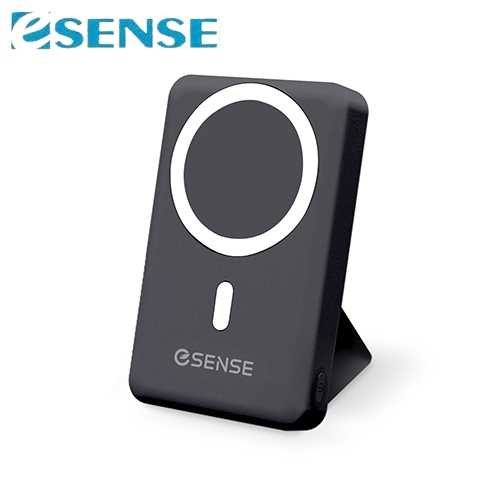 Esense逸盛 磁吸式10000PD快充行動電源-黑