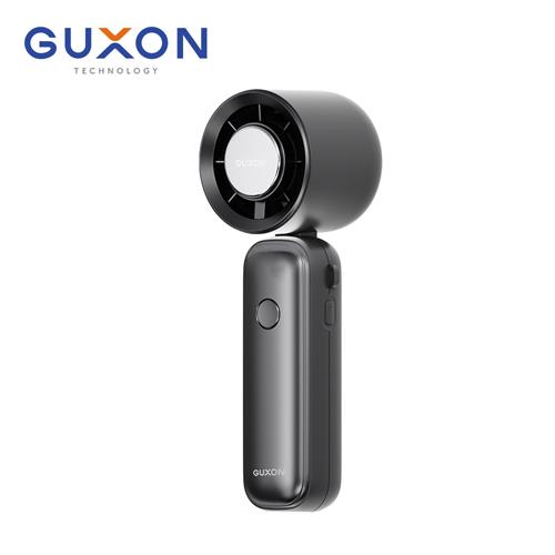 GUXON 巧冰扇 冰敷折疊手持高速風扇 夜幕黑 (GXFAN01) 可立可折疊/100段速/附掛繩