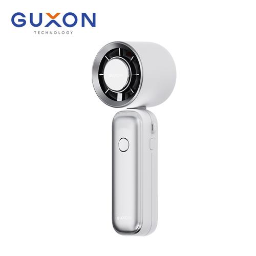 GUXON 巧冰扇 冰敷折疊手持高速風扇 星霧銀 (GXFAN01) 可立可折疊/100段速/附掛繩