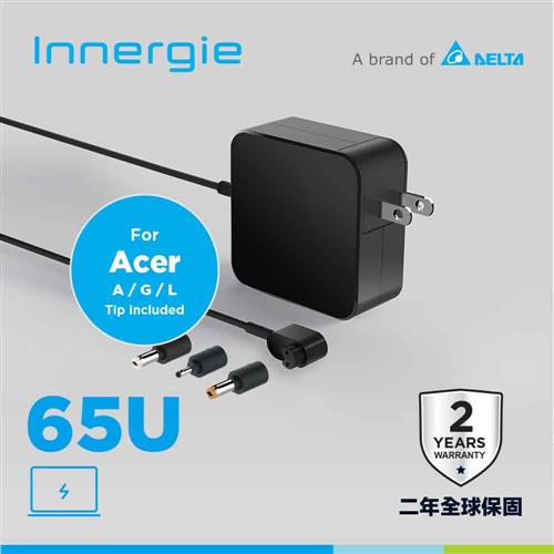 台達Innergie 65U 65W【Acer宏碁】筆電變壓/充電器原價790(省200)