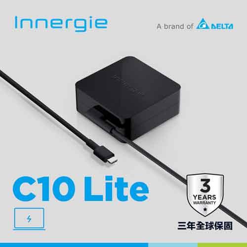 台達Innergie C10 Lite 100瓦 USB-C 筆電變壓/充電器原價1690(省200)