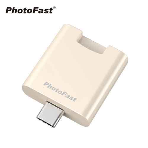 【PhotoFast】PhotoCube PD快充雙用備份方塊(USB-C) 奶茶杏