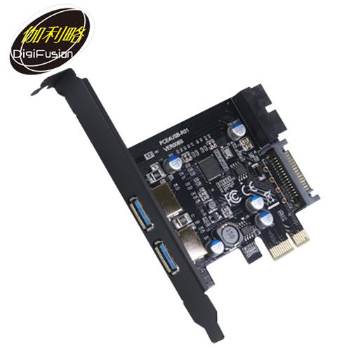 伽利略 PCI-E USB3.0 4埠 擴充卡 Renesas-NEC 晶片 PEN219