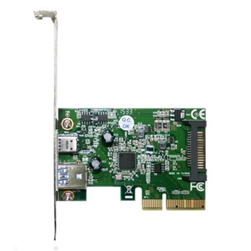 伽利略 PCI-E 4X USB 3.1 1A 1C 擴充卡