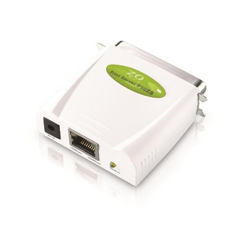 ZO P102S平行埠印表伺服器(綠色包裝)