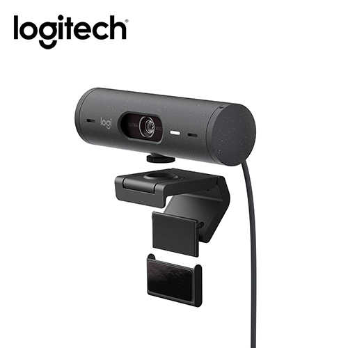 Logitech 羅技 BRIO 500 網路攝影機 石墨灰 1080p