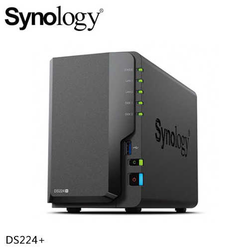 Synology 群暉科技 DS224+ 網路儲存伺服器