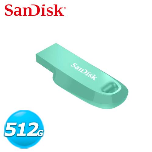 SanDisk Ultra Curve USB3.2 CZ550 隨身碟 512GB 青蘋果綠