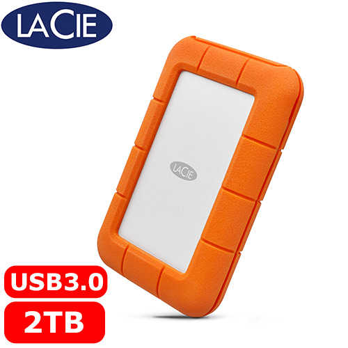 LaCie Rugged 2.5吋 2TB USB-C/USB3.0雙介面 行動硬碟
