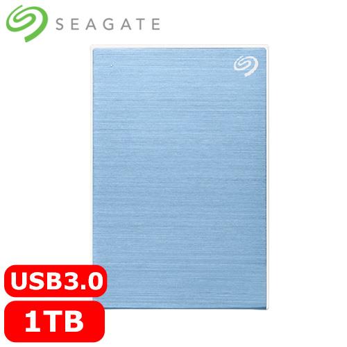 Seagate希捷 One Touch 1TB 2.5吋行動硬碟 冰川藍 (STKY1000402)原價2199【現省200】