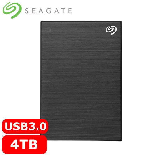 Seagate希捷 One Touch 4TB 2.5吋行動硬碟 極夜黑 (STKZ4000400)原價3988(省689)