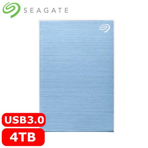 Seagate希捷 One Touch 4TB 2.5吋行動硬碟 冰川藍 (STKZ4000402)