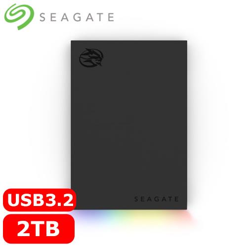 Seagate希捷Firecuda Gaming 2.5吋 2TB行動炫彩碟 STKL2000400