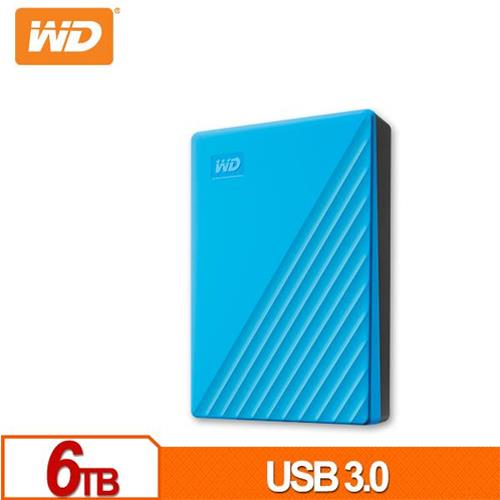 WD 威騰 My Passport 6TB (藍) 2.5吋行動硬碟