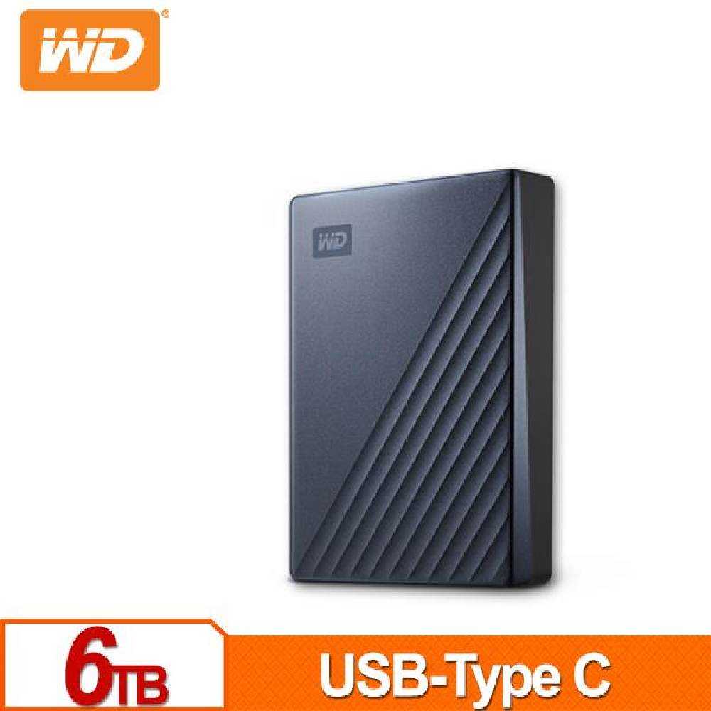 WD威騰 My Passport Ultra 6TB(星曜藍) 2.5吋USB-C行動硬碟