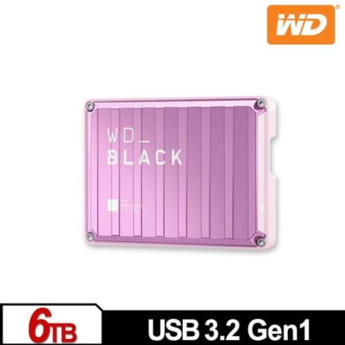 WD威騰 黑標 P10 Game Drive 6TB (粉紅特仕版) 2.5吋行動硬碟