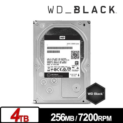 WD 威騰 WD4005FZBX 黑標 4TB 3.5吋SATA硬碟