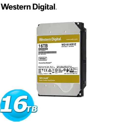 WD 威騰 3.5吋 16TB WD161KRYZ【金標】企業級硬碟原價 14300 【現省 5810】
