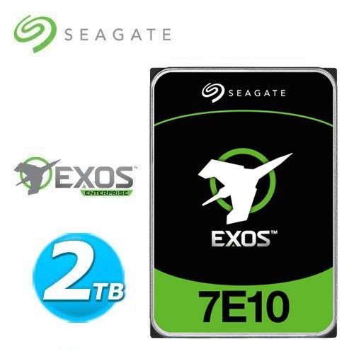 Seagate希捷 Exos 7E10 2TB SATA3 7200轉3.5吋企業級硬碟